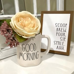 RAE DUNN GOOD MORNING mug